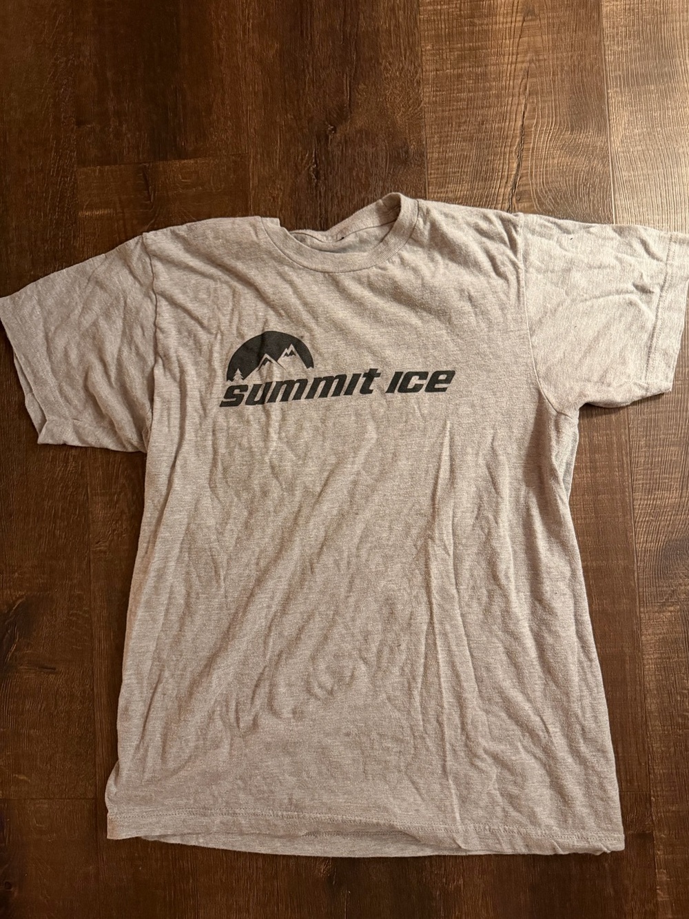Authentic Summit Ice Nathan Fielder Gray T-Shirt Size Medium